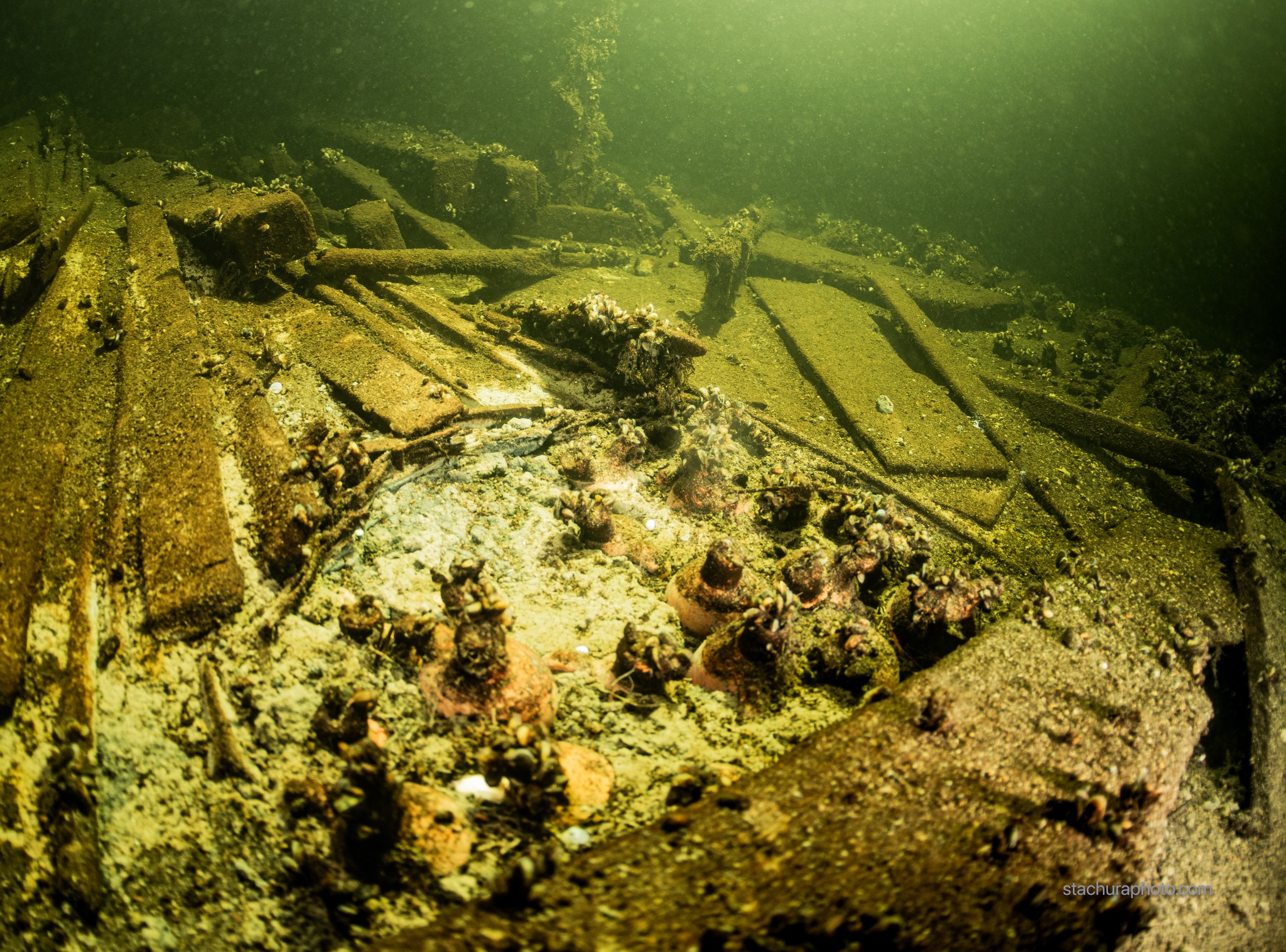 Shipwreck in Baltic sea