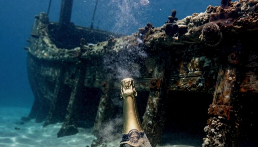 Shipwreck chanpagen bottle