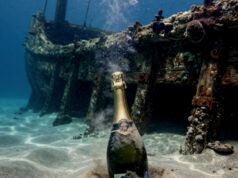 Shipwrecked French Champagne – Revealing tastes from the past Shipwreck chanpagen bottle
